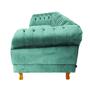 Imagem de Conjunto com 2 Sofás Chesterfield Duque 3 lugares 2M - Suede Acqua / sala de estar, recepção, barbearia