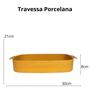 Imagem de Conjunto com 2 Travessas Refratária Porcelana Tipo Marinex 30x21cm e 37x26cm