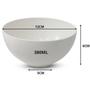 Imagem de Conjunto Com 20 Bowls de 380ml Tigelas Plástico Cores Vivas Colorido Sobremesa Sopa Caldos Sorvete