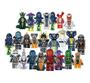 Imagem de Conjunto com 24 Minibonecos Ninjago Wokex (4,5 cm) - Plástico ABS