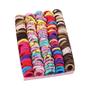 Imagem de Conjunto com 250/300 Elásticos de Cabelo Coloridos para Meninas