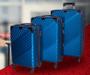 Imagem de Conjunto com 3 malas ABS de Viagem Linha Cruze Azul
