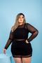 Imagem de Conjunto Com 3 peças Short, Cropped e Vestido em Tule Plus Size
