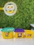 Imagem de Conjunto Com 3 Potes Conect Quadrado Colorido Disney Minions