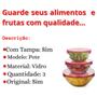 Imagem de Conjunto Com 3 Potes De Vidro Transparente Para Alimentos.