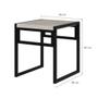 Imagem de Conjunto com 4 Bancos Wooden Snow e Preto