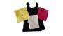 Imagem de Conjunto com 4 Blusas de alcinha com renda decorada tam:P