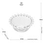 Imagem de Conjunto Com 4 Bowls Cristal Pearl 27896 Wolff