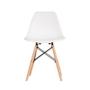 Imagem de Conjunto Com 4 Cadeira Eiffel Charles Eames Pes Palito Para Escritorio - Estilo e Funcionalidade para Seu Espaço  AJLstore