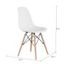 Imagem de Conjunto com 4 Cadeiras Bath Branco