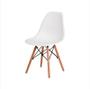 Imagem de Conjunto com 4 Cadeiras Charles Eames Eiffel Moderna Estilo Design Pé Palito Confortavel Branca