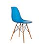 Imagem de Conjunto com 4 Cadeiras de jantar Eames Chair em Acrílico na cor Azul