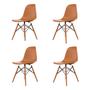 Imagem de Conjunto com 4 Cadeiras para Sala de Jantar Eames Pp Dsw Inj