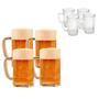 Imagem de Conjunto Com 4 Canecas De Chopp 390ml Bar Restaurante