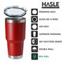 Imagem de Conjunto com 4 Copos de Aço Inoxidável HASLE OUTFITTERS (900ml) - Vermelho