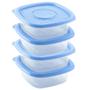 Imagem de Conjunto com 4 Potes Pop para alimentos transparente 400ml
