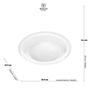 Imagem de Conjunto Com 4 Pratos Cristal Pearl 27892 Wolff