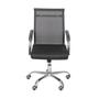 Imagem de Conjunto com 5 Cadeiras Office Roma Preta com Base Cromada