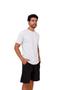 Imagem de Conjunto Com 5 Camisetas Básicas Lisas100% Algodão - Branco