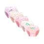 Imagem de Conjunto com 5 Cuecas Triangulares de Algodão Respirável para Meninas - Estampas Divertidas