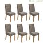 Imagem de Conjunto com 6 Cadeiras Apogeu/suede Animale