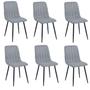 Imagem de Conjunto com 6 Cadeiras V1002 89cm X 44cm