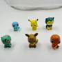 Imagem de Conjunto com 6 Figuras de Ação Pokémon - Pikachu, Charmander e Squirtle