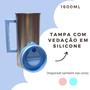 Imagem de Conjunto Com 6 Garrafas Para Bebidas Mantém Fresco Colorido