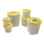 Imagem de Conjunto com 6 Potes Redondos Livre BPA