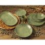 Imagem de Conjunto Com 6 Pratos De Sobremesa Coup Palm Tree Olive 21Cm