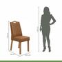 Imagem de Conjunto com 8 Cadeiras para Sala de Jantar Vênus