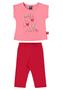 Imagem de Conjunto com Blusa Brilhante e Legging para Bebê Menina Bee Loop