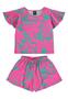 Imagem de Conjunto com Blusa e Short para Menina Bee Loop
