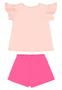 Imagem de Conjunto com Blusa e Short-Saia para Bebê Menina Bee Loop