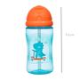 Imagem de Conjunto com Garrafinha Animal Fun Macaco 350ml Com Babador de Silicone com Pega Migalhas Azul Buba