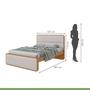 Imagem de Conjunto com Guarda-roupa Velaris, Cômoda Vedrae Cama Casal Loop
