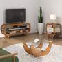 Imagem de Conjunto com Rack para Tv, Mesa de Centro e Mesa de Apoio Theo