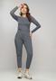 Imagem de Conjunto Comfy Com Blusa Manga Longa e Jogger Recorte Malha Grafite