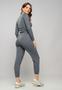 Imagem de Conjunto Comfy Com Blusa Manga Longa e Jogger Recorte Malha Grafite