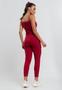 Imagem de Conjunto Comfy Com Regata Alcinha e Jogger Canelada Vermelho Salvatore Fashion