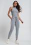 Imagem de Conjunto Comfy Com Regata e Jogger Canelada Mescla Salvatore Fashion