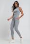 Imagem de Conjunto Comfy Com Regata e Jogger Canelada Mescla Salvatore Fashion