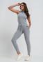 Imagem de Conjunto Comfy Com Regata e Jogger Canelada Mescla Salvatore Fashion