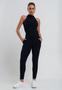 Imagem de Conjunto Comfy Com Regata e Jogger Canelada Preto Salvatore Fashion