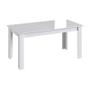 Imagem de Conjunto Completo Jantar Cozinha Mesa Elástica C/ 8 Cadeiras - Branco CJE10305(8).008