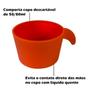 Imagem de Conjunto Copete 12 Porta Copos Descartável Cantinho Do Café Em Plástico Laranja - AMZ