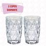 Imagem de Conjunto Copos Diamante 370ML Resistentes Agua Suco 2 UN