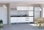 Imagem de Conjunto Cozinha Completo Gaia Flat 100% Aço 1.80 mt - Gabinete /Aéreo/Paneleiro/Balcão Cooktop 5 - Branco  Cozimax