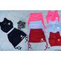 Imagem de Conjunto Cropped com Decote + Saia estampa refletiva