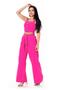 Imagem de Conjunto Cropped com Lastex e Calça Pantalona Sem Elastano